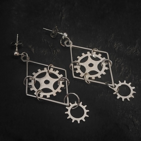 Mechanical Grace Earrings